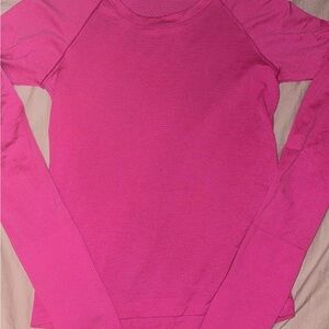 Lululemon Pink Long Sleeve Top